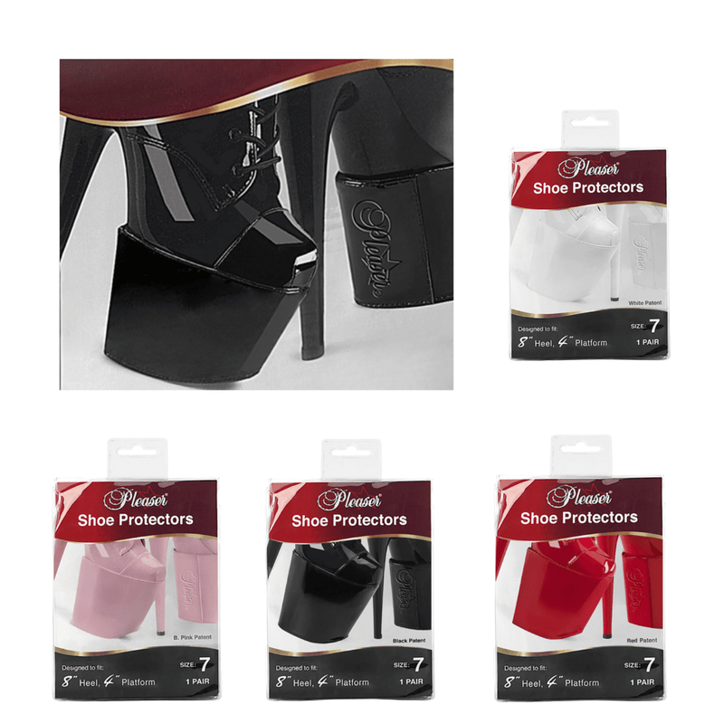 Pleaser Pleaser Patent Shoe Protectors – 7” Heel Platform Covers
