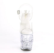 Pleaser RAPTURE-808 Platform Sandal (Clear/Clear)