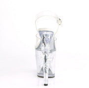 Pleaser RAPTURE-808 Platform Sandal (Clear/Clear)