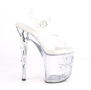 Pleaser RAPTURE-808 Platform Sandal (Clear/Clear)