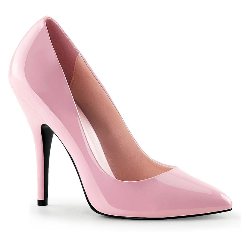 Pleaser SEDUCE-420 Pump (Baby Pink Patent) 5