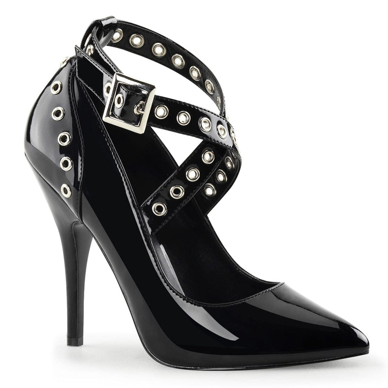 Pleaser SEDUCE-443 Pump (Black Patent) 5