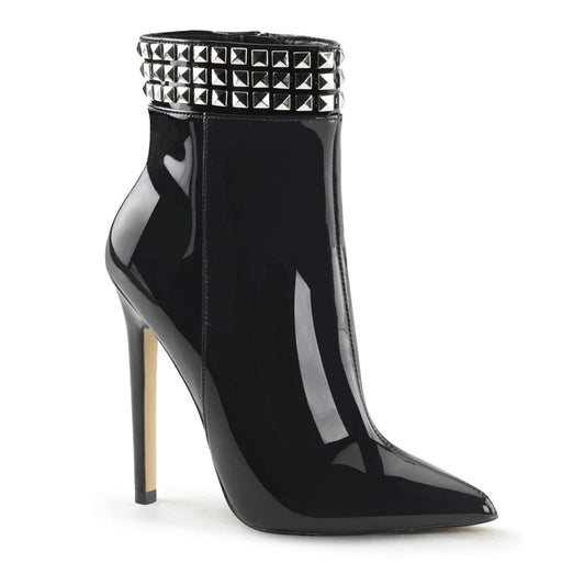 Pleaser SEXY-1006 Ankle Boot (Black Patent) 5