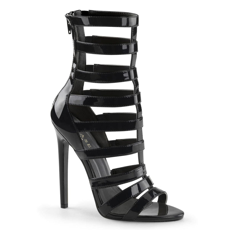 Pleaser SEXY-52 Sandal (Black Patent) 5