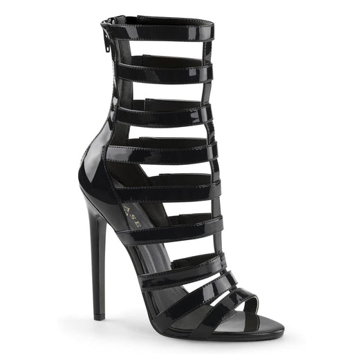 Pleaser SEXY-52 Sandal (Black Patent) 5