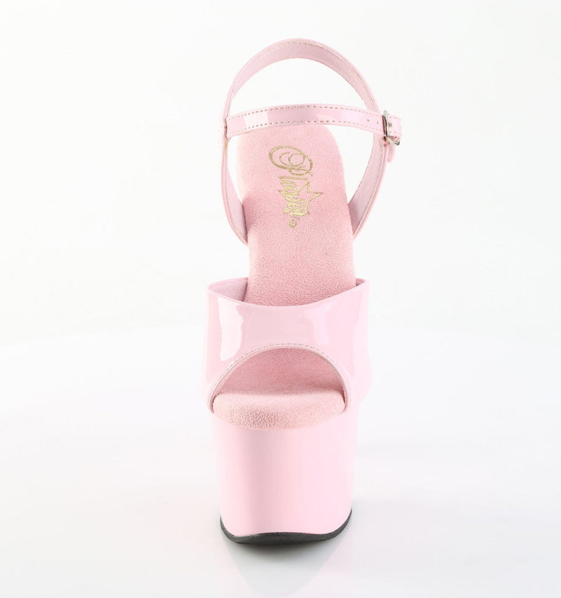Pleaser SKY-309 Platform Sandal (Baby Pink Patent/Baby Pink)