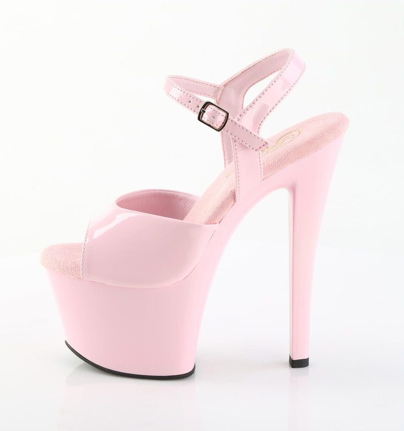 Pleaser SKY-309 Platform Sandal (Baby Pink Patent/Baby Pink)