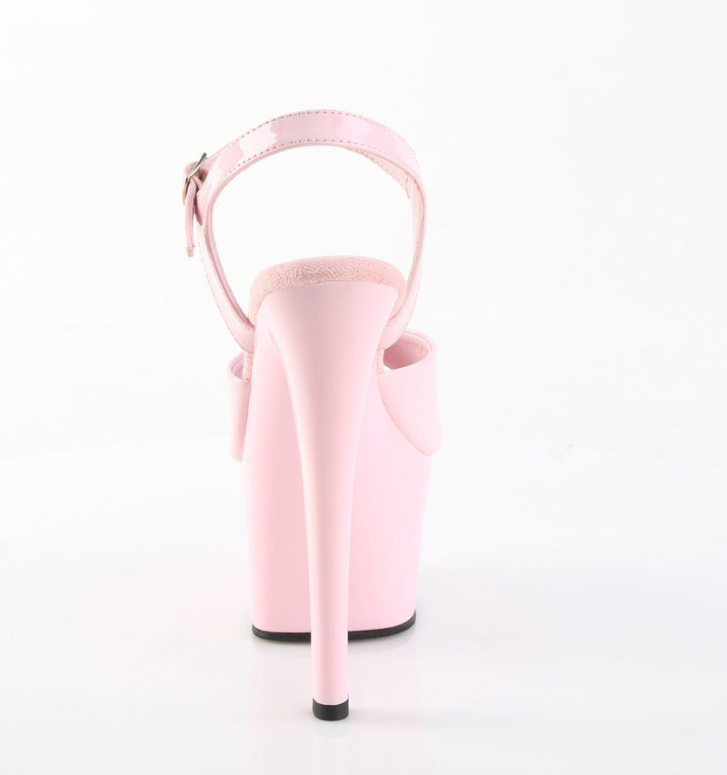 Pleaser SKY-309 Platform Sandal (Baby Pink Patent/Baby Pink)