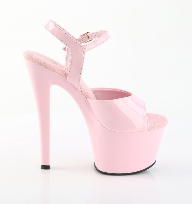 Pleaser SKY-309 Platform Sandal (Baby Pink Patent/Baby Pink)