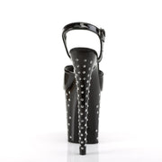Pleaser STARDUST-809 Platform Sandal (Black Patent/Black)