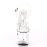 Pleaser TIPJAR-708RAD Clear/Clear