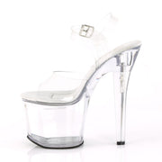 Pleaser TIPJAR-708RAD Clear/Clear