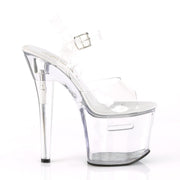Pleaser TIPJAR-708RAD Clear/Clear