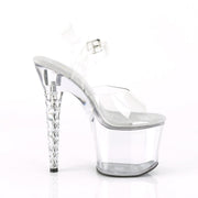 Pleaser UNICORN-708RSH Platform Sandal (Clear/Clear)