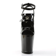 Pleaser XTREME-873 Platform Sandal (Black Patent/Black)