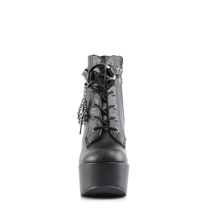 POISON-101 Black Vegan Leather
