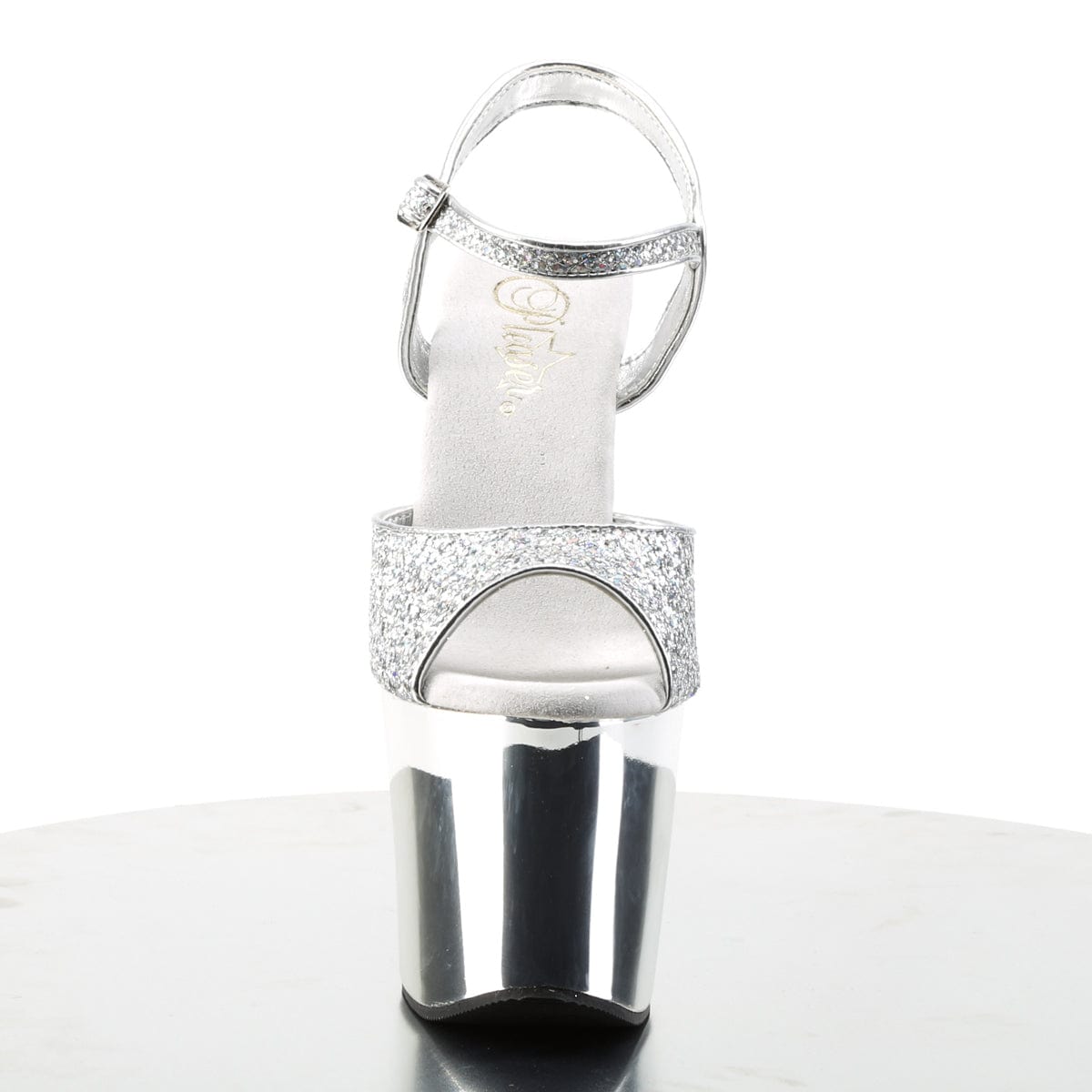 REVOLVER-709G Silver Multi Glitter/Silver Chrome