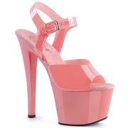 SKY-308N Baby Pink (Jelly-Like) TPU/Baby Pink Platform Sandal Pleaser US Size (Women's): 5