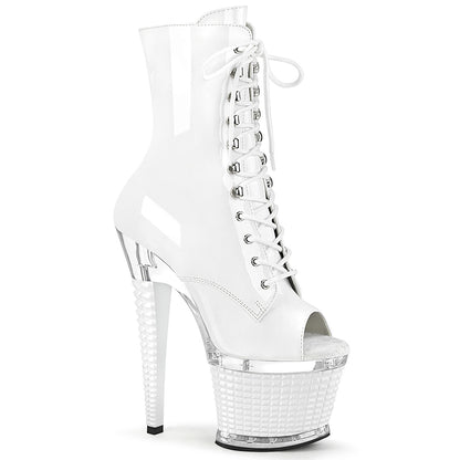 SPECTATOR-1021 White Patent/Clear-White