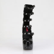 TEEZE-23 Black Glitter Pat Boots Bordello US Size (Women's): 6