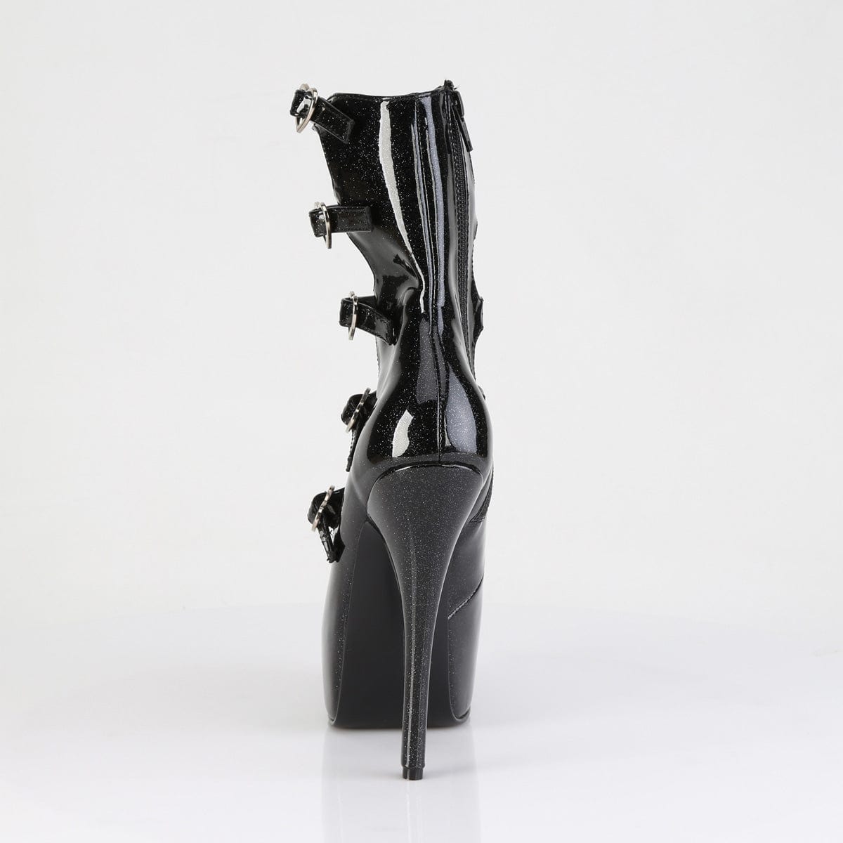 TEEZE-23 Black Glitter Pat Boots Bordello US Size (Women's): 6