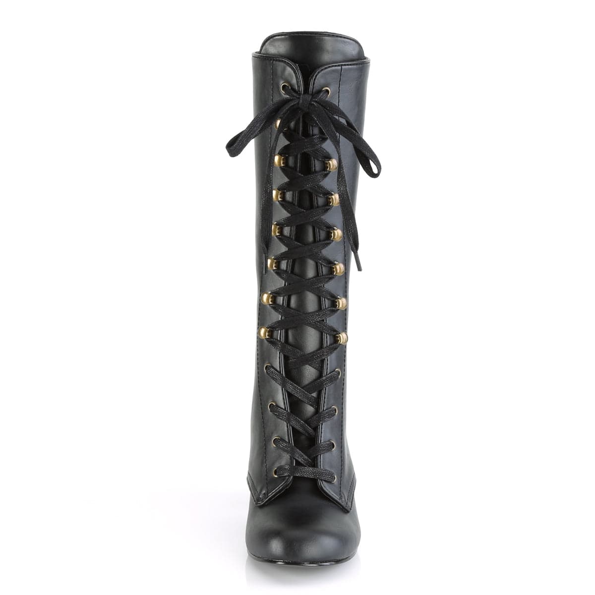 VIVIKA-205 Black Vegan Leather