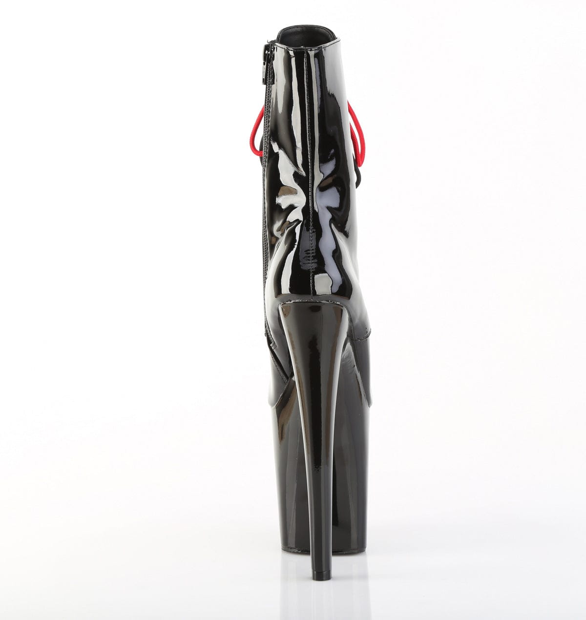 XTREME-1020-1 Black Patent/Black-Red Chrome Pleaser US Size (Women's): 5