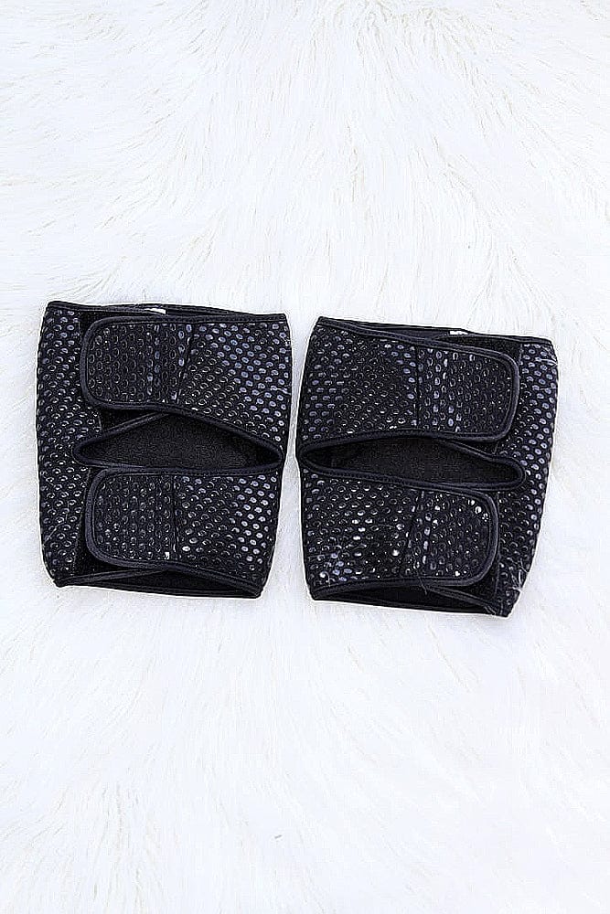Velcro Grip Knee Pads - Black