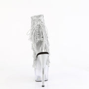 ADORE-1017RSFT Clear-Silver/Silver Ankle Boot Pleaser US Size (Women's): 5