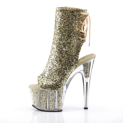 ADORE-1018G Gold Glitter/Gold Glitter Ankle Boot Pleaser