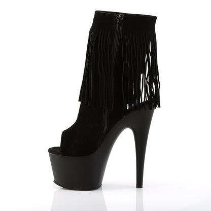 ADORE-1019 Black Suede Ankle Boot Pleaser