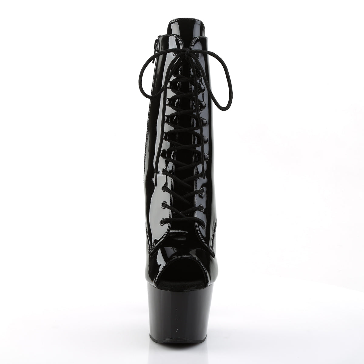 ADORE-1021 Black Patent Ankle Boot Pleaser
