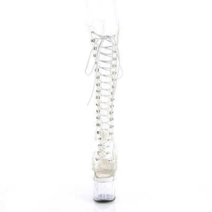 ADORE-2021C Clear Knee Boot Pleaser