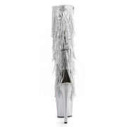 ADORE-2024RSF Silver Metallic Pu/Silver Matte Knee Boot Pleaser US Size (Women's): 5