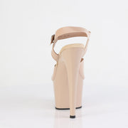 ADORE-708N Cream (Jelly-Like) TPU/Cream Platform Sandal Pleaser US Size (Women's): 5