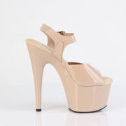 ADORE-708N Cream (Jelly-Like) TPU/Cream Platform Sandal Pleaser US Size (Women's): 5