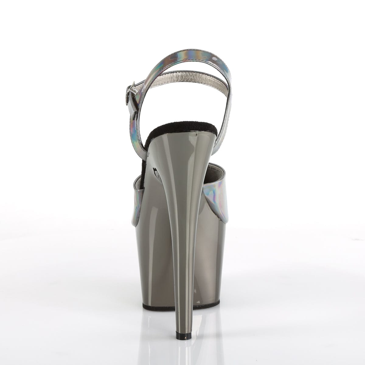 ADORE-709HGCH Pewter Hologram Sandals Platform Sandal Pleaser US Size (Women's): 5