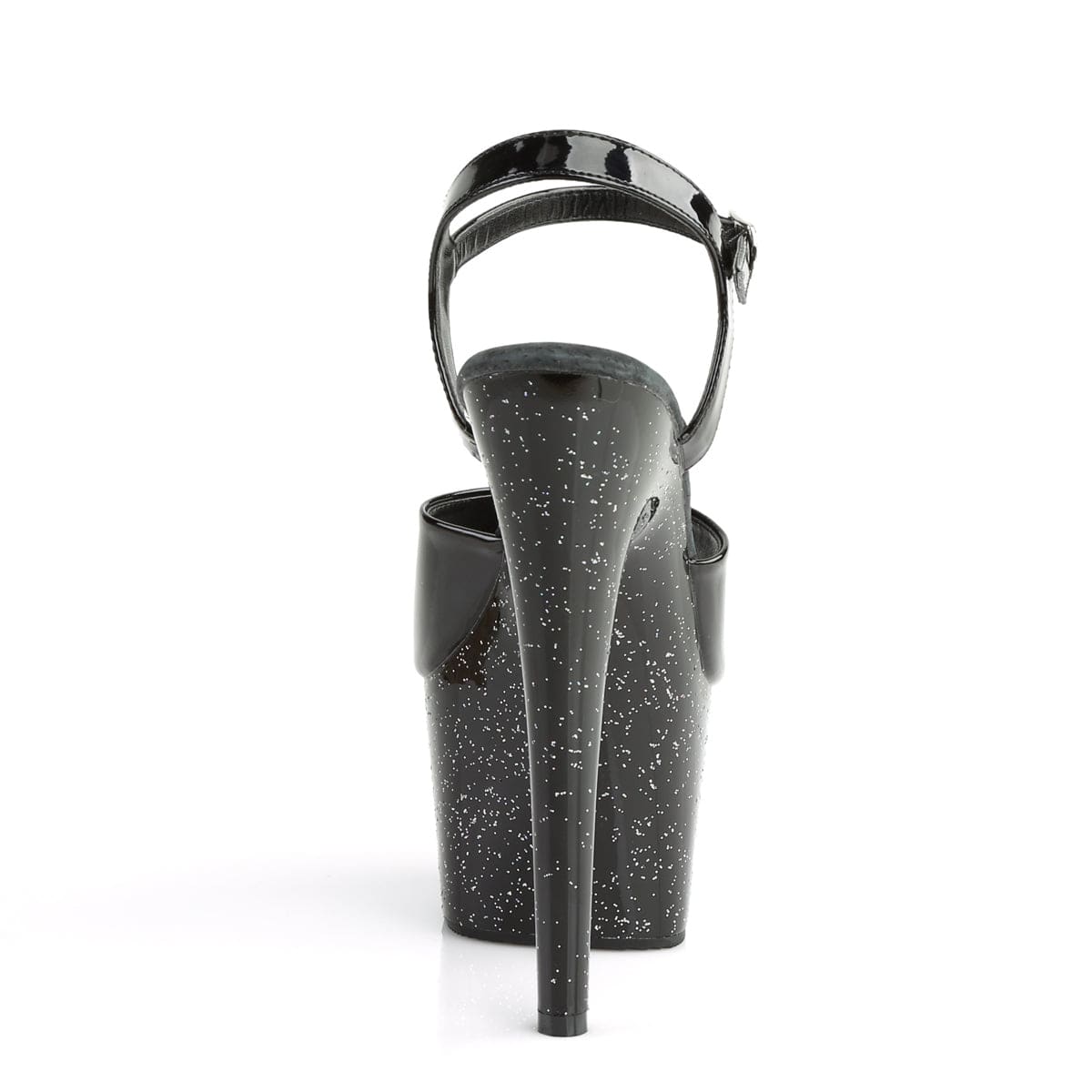 ADORE-709MG Black Patent/Black Platform Sandal Pleaser US Size (Women's): 5