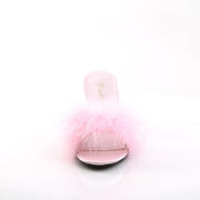 AMOUR-03 Baby Pink Pu-Fur CURRENT Fabulicious US Size (Women's): 5