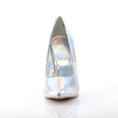 AMUSE-20 Silver Hologram Pu Pump Pleaser