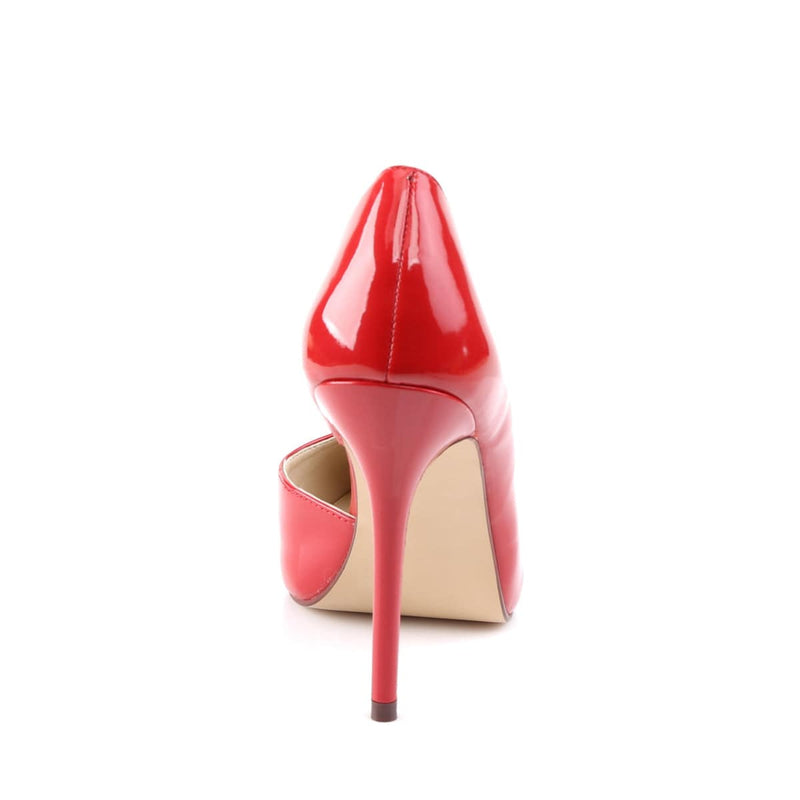 AMUSE-22 Red Patent Pump Pleaser US Size (Women's): 5