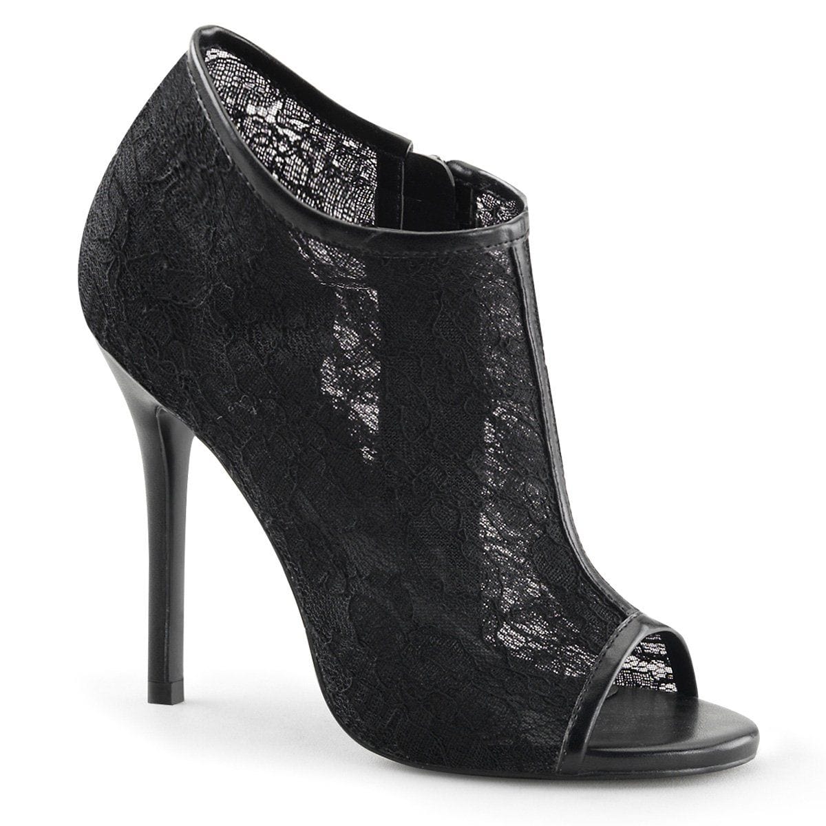 AMUSE-56 Black Lace-Mesh CURRENT Fabulicious US Size (Women's): 5