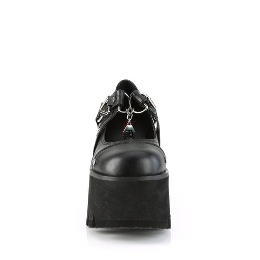 ASHES-33 Black Vegan Leather Mary Janes Demonia US Size (Women's): 6