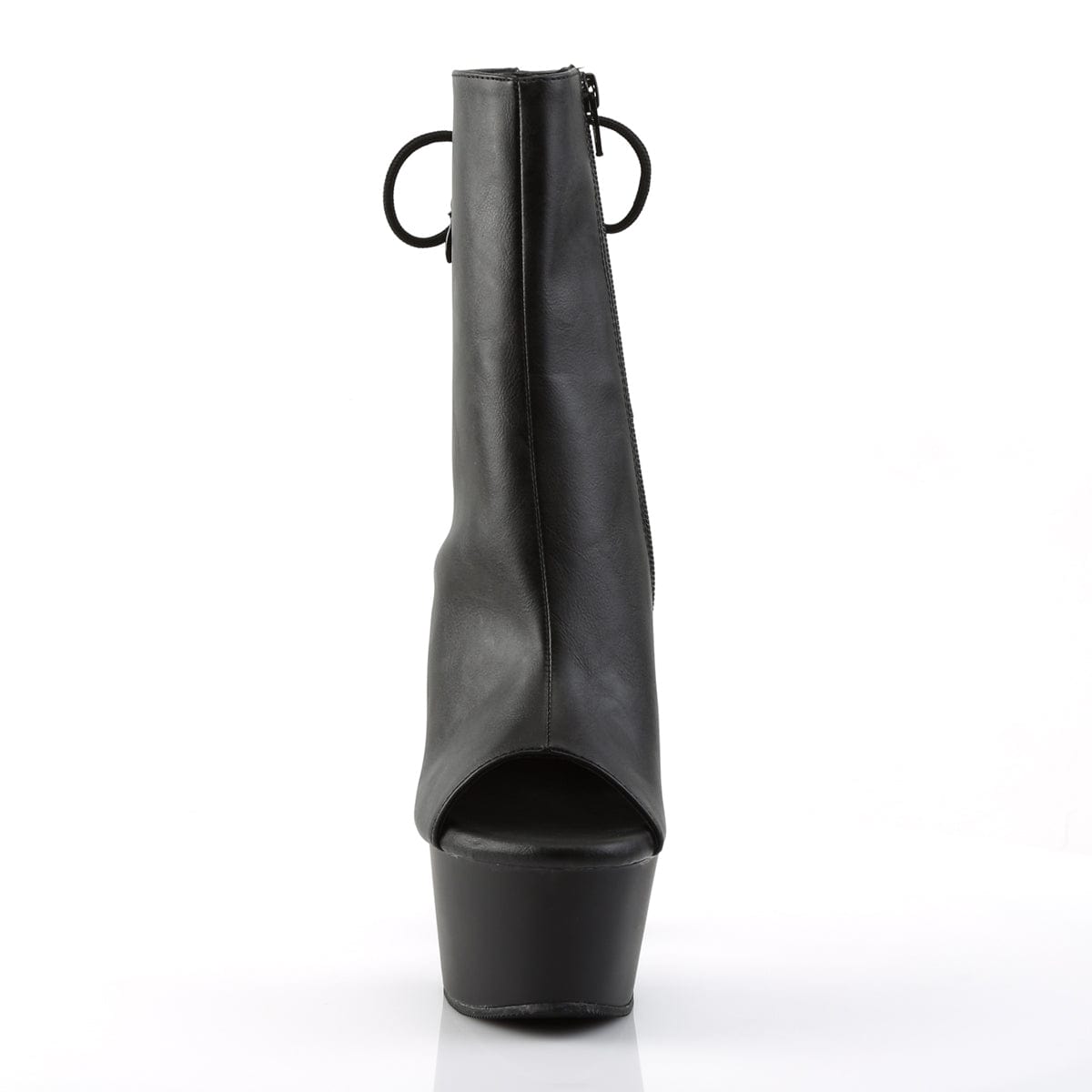 ASPIRE-1018 Black Faux Leather/Black Matte Ankle Boot Pleaser US Size (Women's): 5
