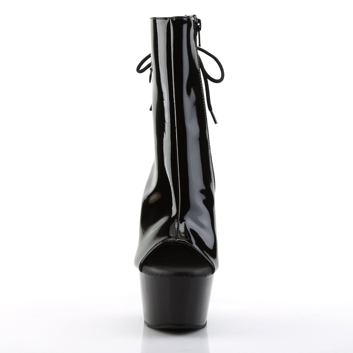 ASPIRE-1018 Black Patent/Black Ankle Boot Pleaser US Size (Women's): 5