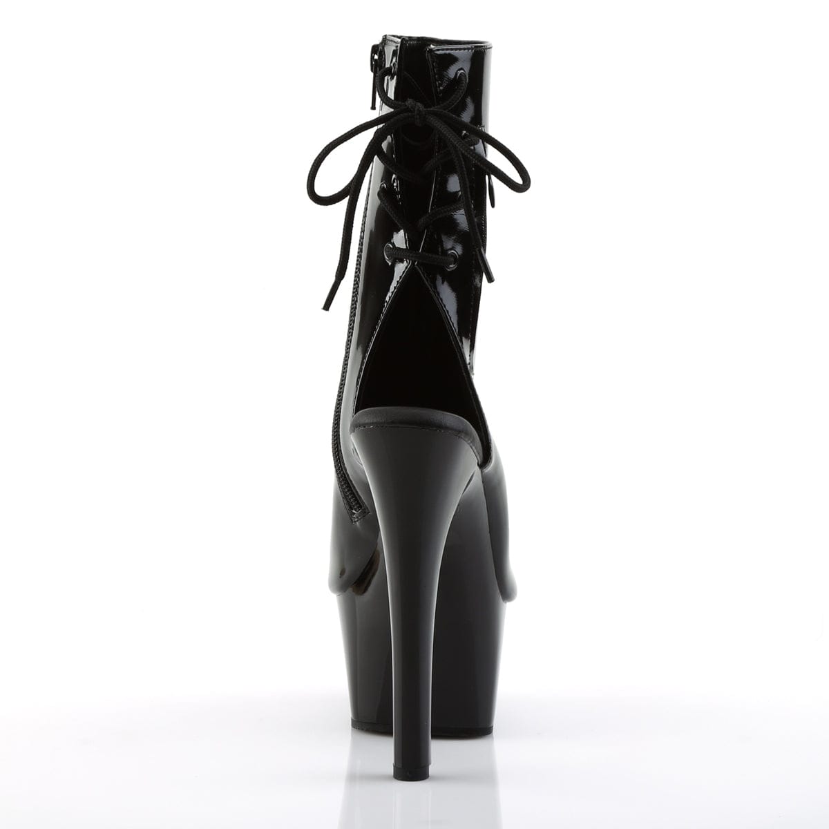 ASPIRE-1018 Black Patent/Black Ankle Boot Pleaser US Size (Women's): 5