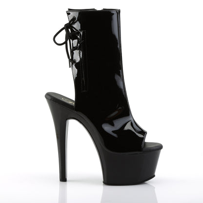 ASPIRE-1018 Black Patent Ankle Boot Pleaser