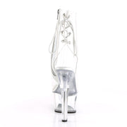 ASPIRE-1018C Clear/Clear Ankle Boot Pleaser US Size (Women's): 5