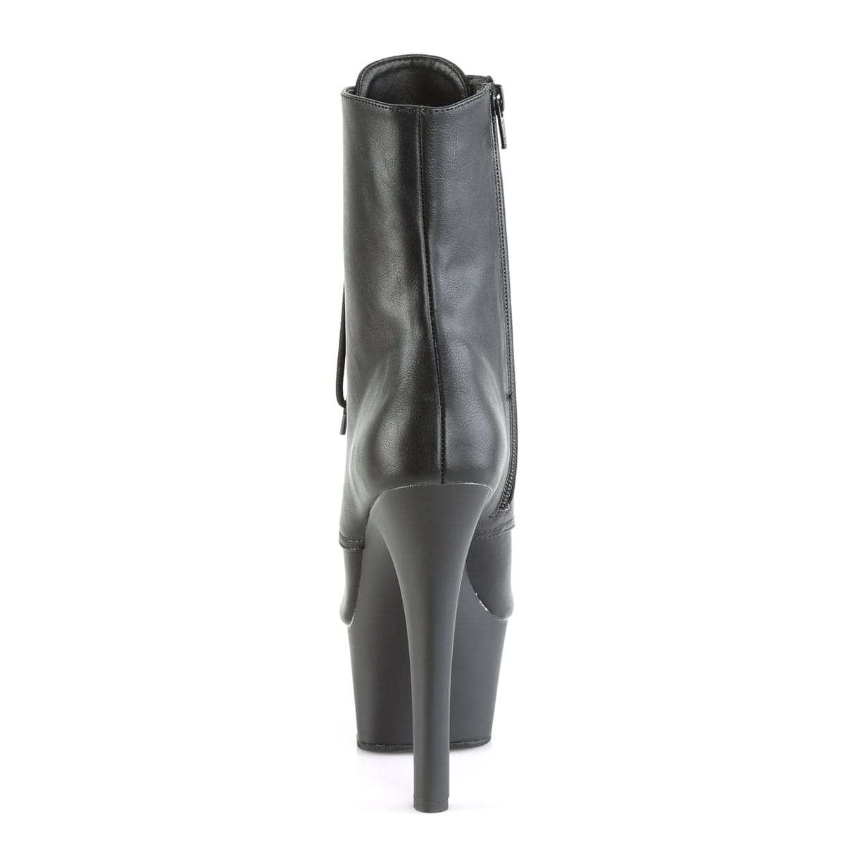 ASPIRE-1021 Black Faux Leather/Black Matte Ankle Boot Pleaser US Size (Women's): 5