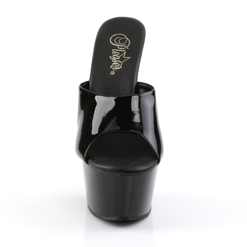 ASPIRE-601 Black Patent/Black Slide Pleaser US Size (Women's): 5